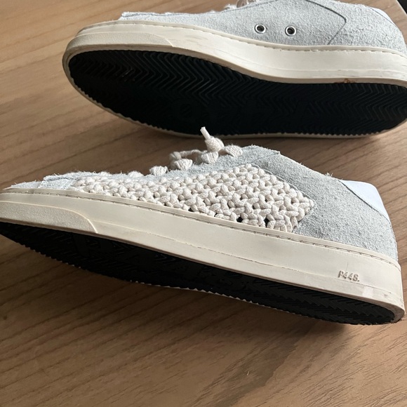 P448 Sneakers Jack Macrame in Ecru Size 39 - Picture 3 of 6